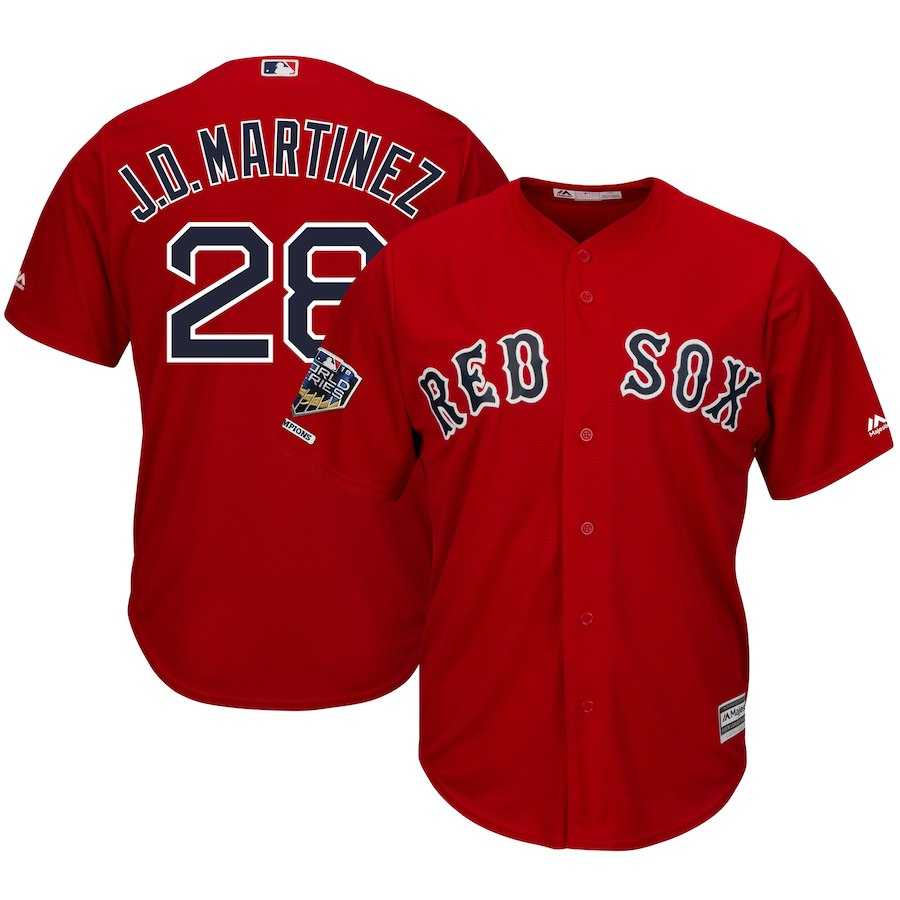 Red Sox 28 J.D. Martinez Scarlet 2018 World Series Champions Alternate Cool Base Player Jersey Dzhi,We sell and wholesale Red Sox 28 J.D. Martinez Scarlet 2018 World Series Champions Alternate Cool Base Player Jersey Dzhi on line form chian!